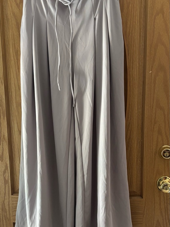 HALARA Pants - HALARA Light Gray Wide-Leg Drawstring Men’s Pants - Flowing Silhouette